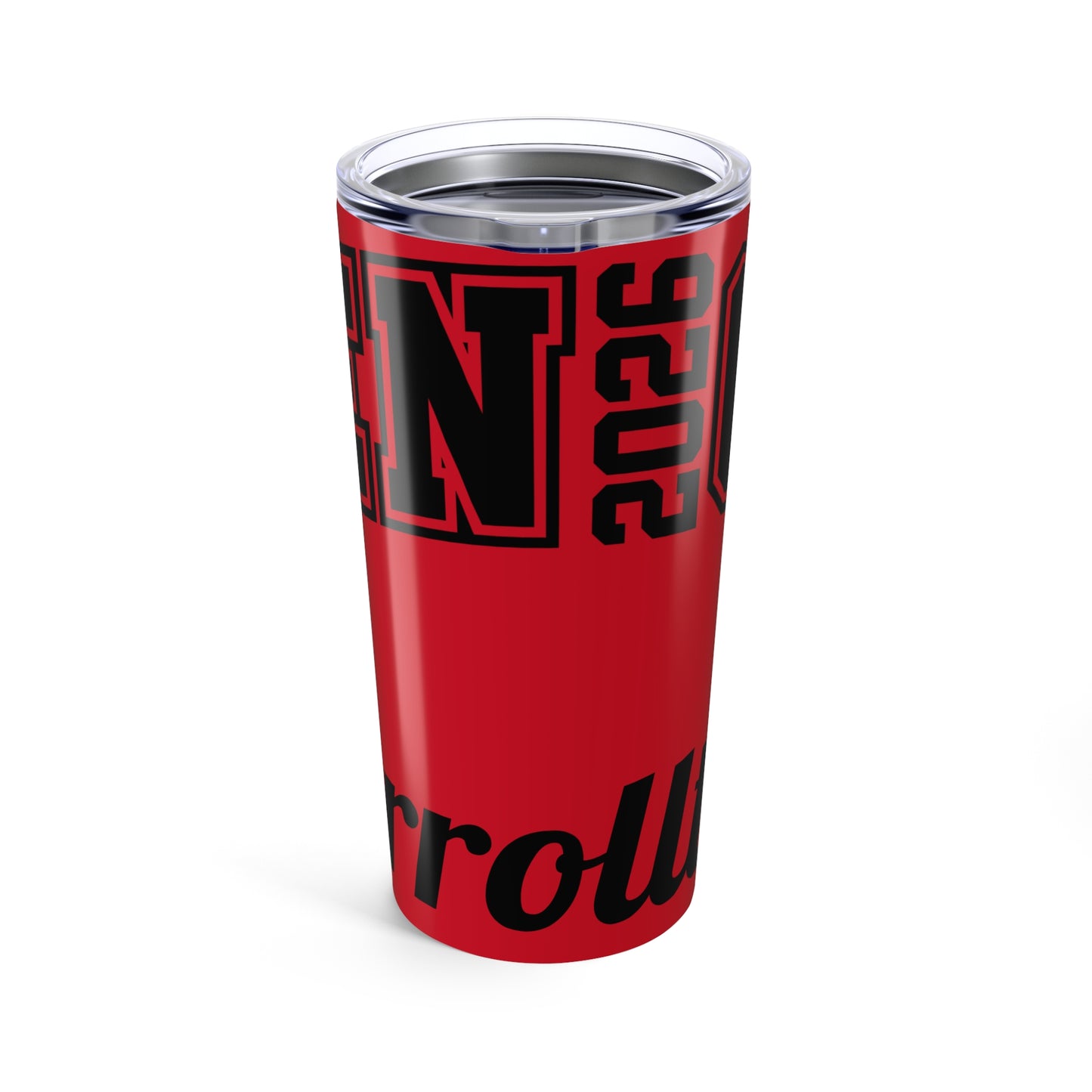 Carrollton Senior 2026 Red Custom 20oz Tumbler for Teams, Sports Events, Graduation, Gift, Travel