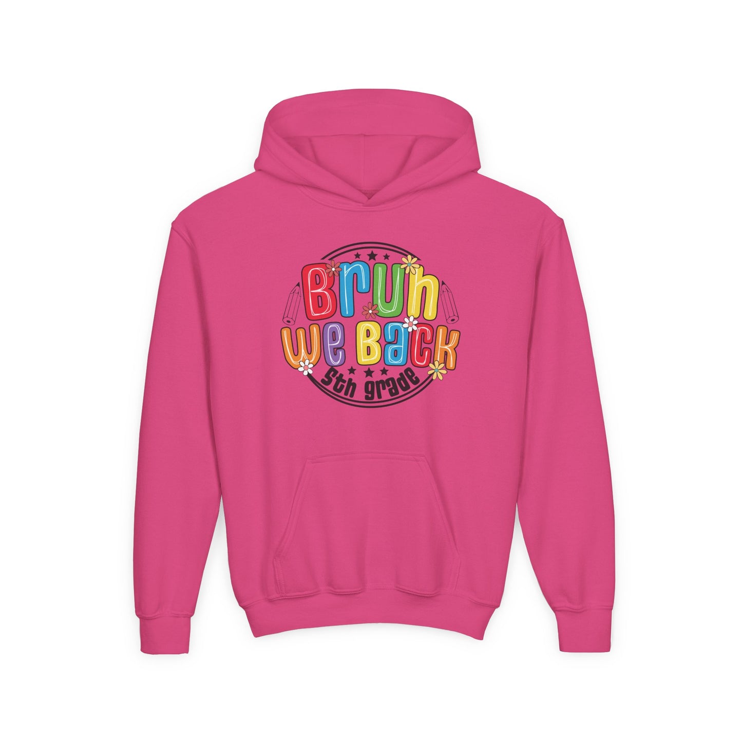 5th Grade Graduation Hoodie, Youth Sweatshirt, Back to School Apparel, Classroom Memories Gift, Fun School Spirit Wear