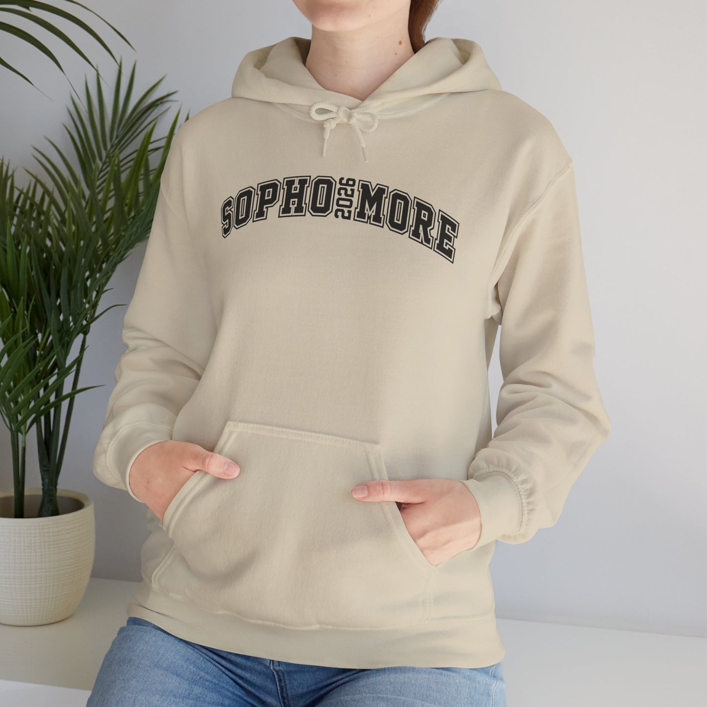 Sophomore Year Unisex Hooded Sweatshirt | Cozy College Apparel, Graduation Gift, Student Hoodie, Class of 2025, Back to School Outfit