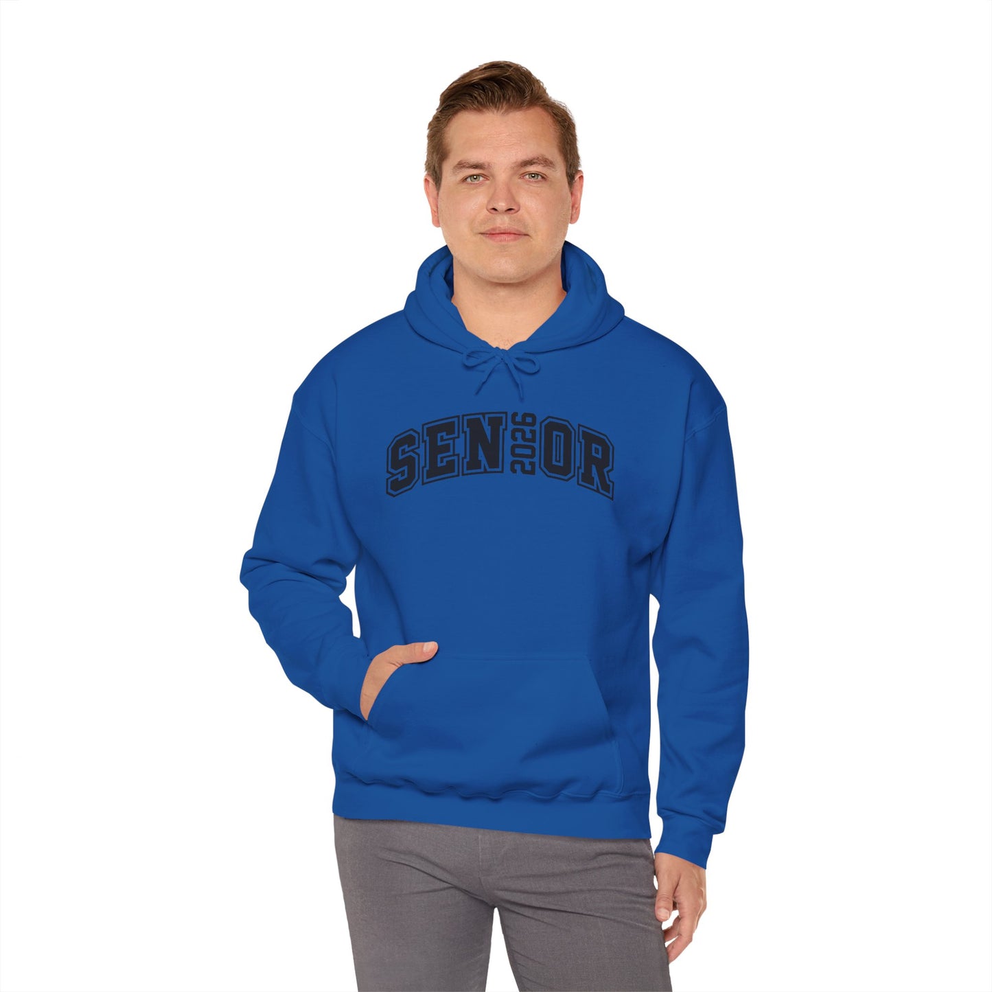 Senior Year 2026 Hoodie, Unisex Sweatshirt for Graduates, Custom Graduation Gift, School Spirit Wear, Cozy Outfit for Celebrations