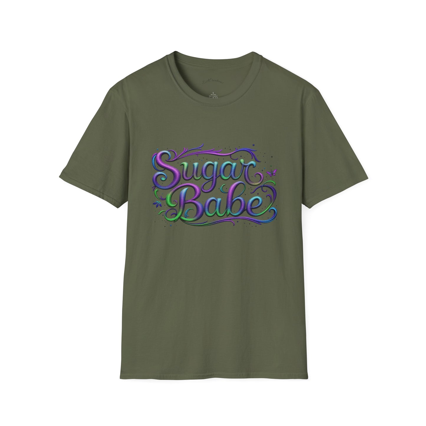 Sugar Babe Unisex Softstyle T-Shirt, Cute Graphic Tee, Casual Wear, Gift for Her, Spring Fashion, Trendy Top