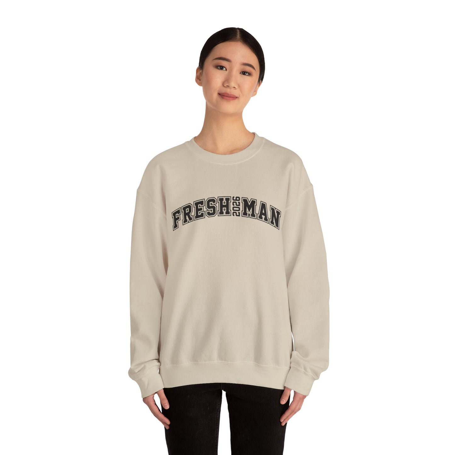 Freshman Crewneck Sweatshirt, Perfect for College Students, Unisex Gift, Class of 2026, Casual Wear, Back to School