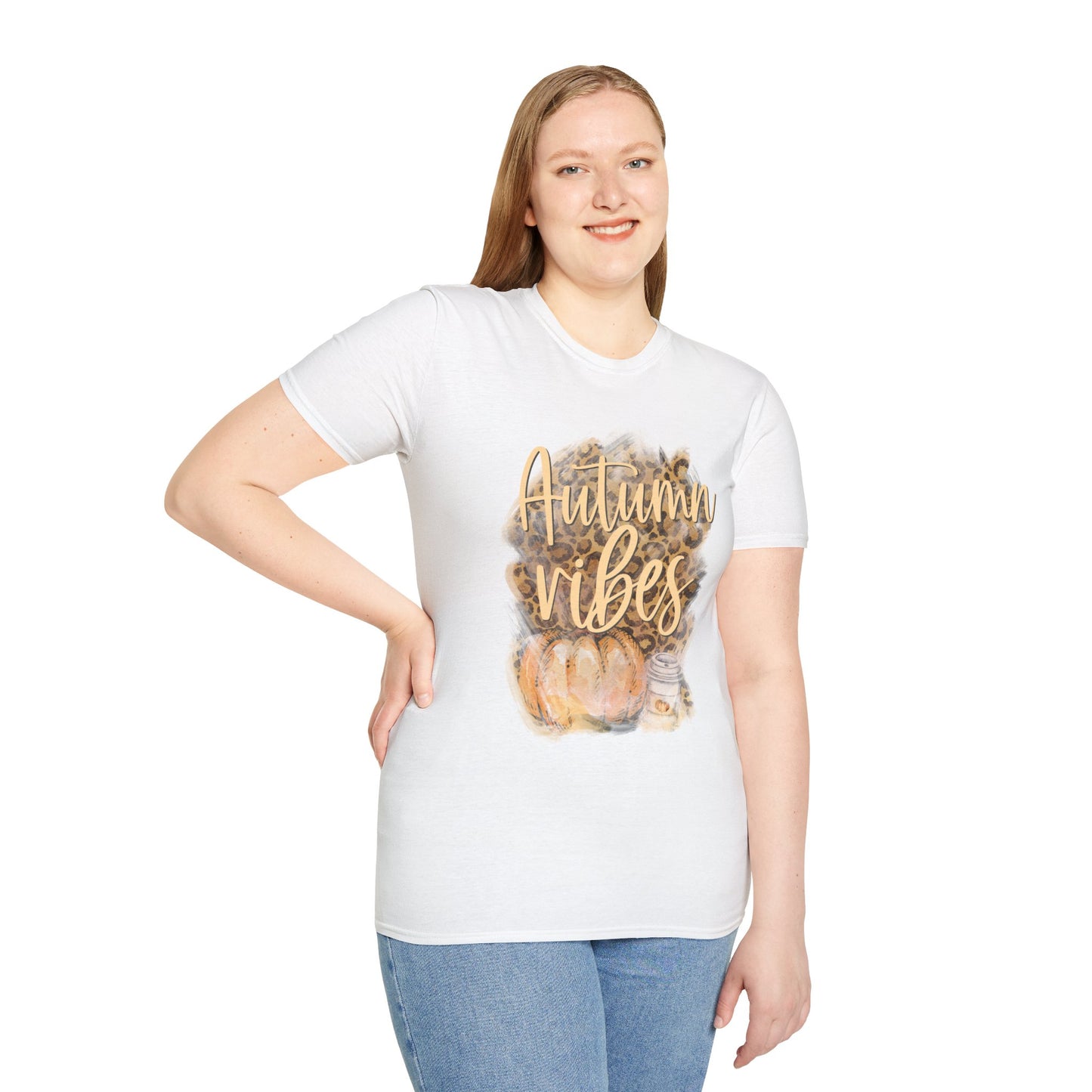 Autumn Vibes Unisex T-Shirt | Fall Fashion, Harvest Tee, Cozy Outfit, Seasonal Apparel, Gift for Thanksgiving