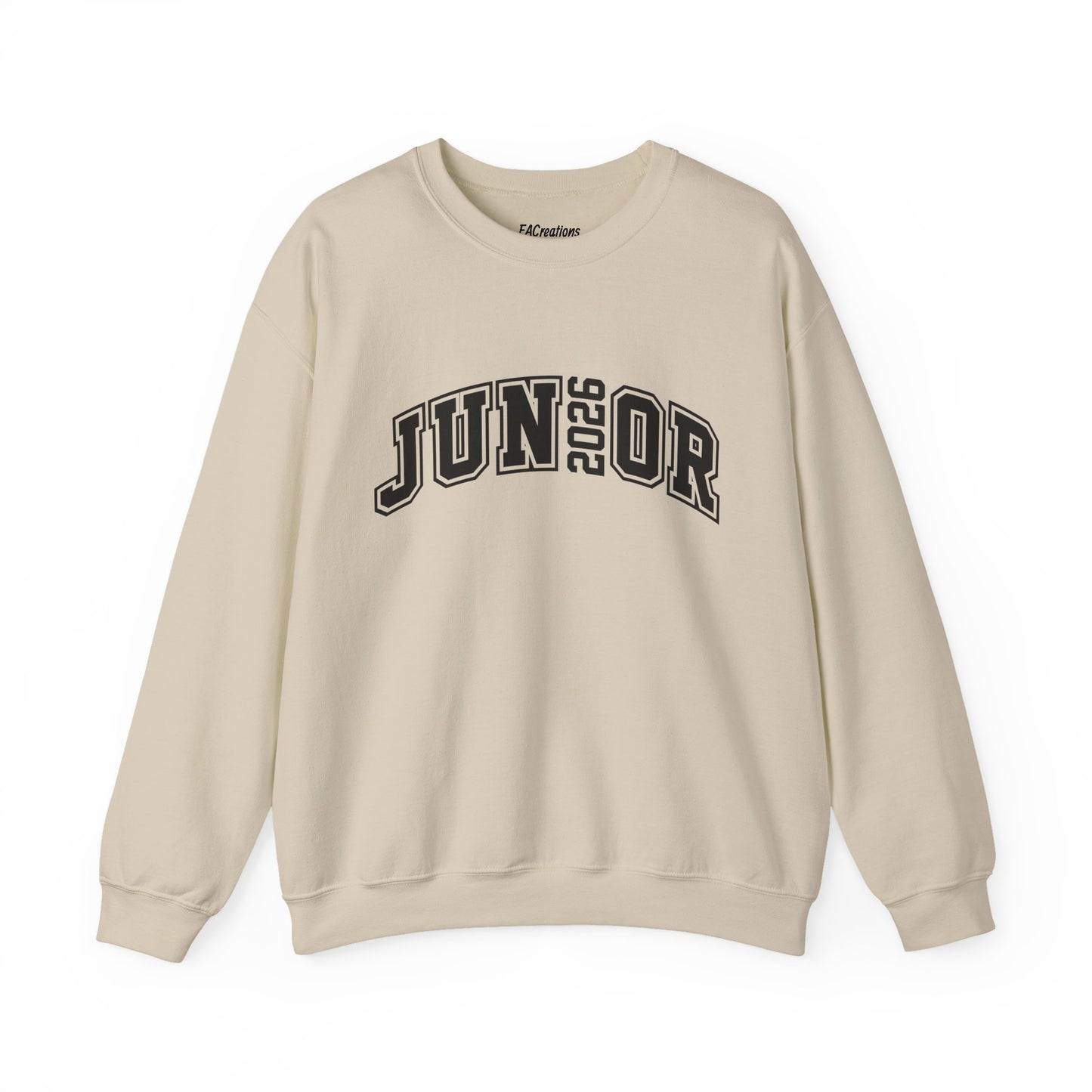 Junior 2026 Crewneck Sweatshirt | Trendy Unisex Gift for Graduates | Cozy Casual Wear | Class of 2026 Apparel | Back to School Fashion