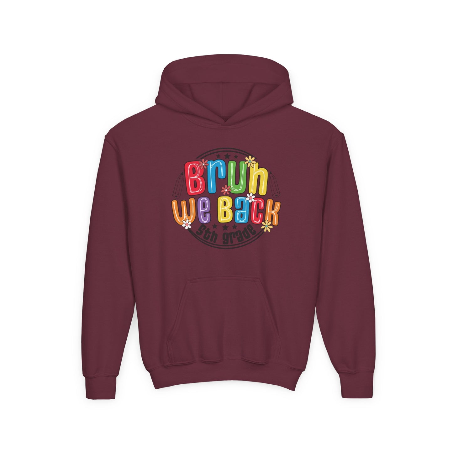 5th Grade Graduation Hoodie, Youth Sweatshirt, Back to School Apparel, Classroom Memories Gift, Fun School Spirit Wear