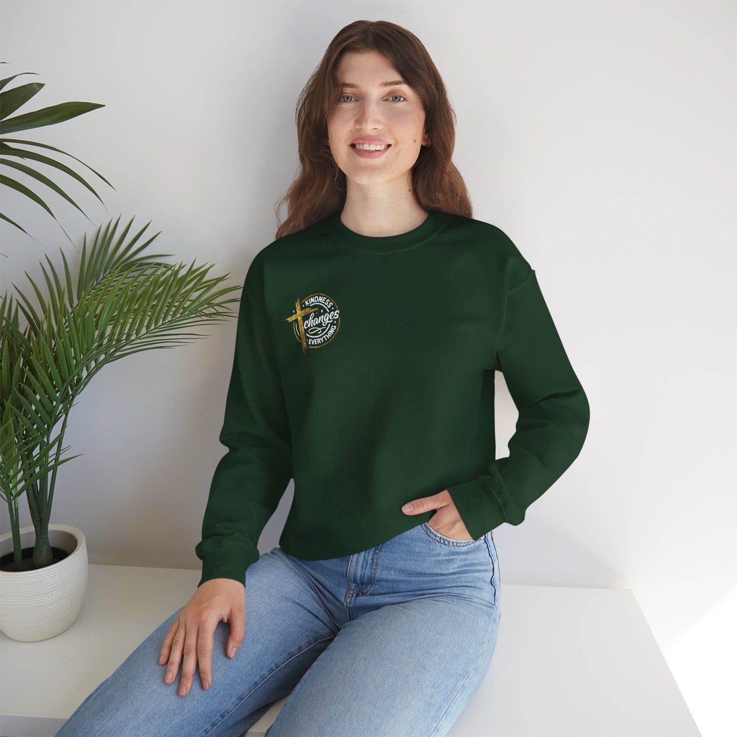 Faith-Inspired Crewneck Sweatshirt, Religious Sweatshirt, Christian Apparel, Inspirational Gift, Cozy Faith Wear
