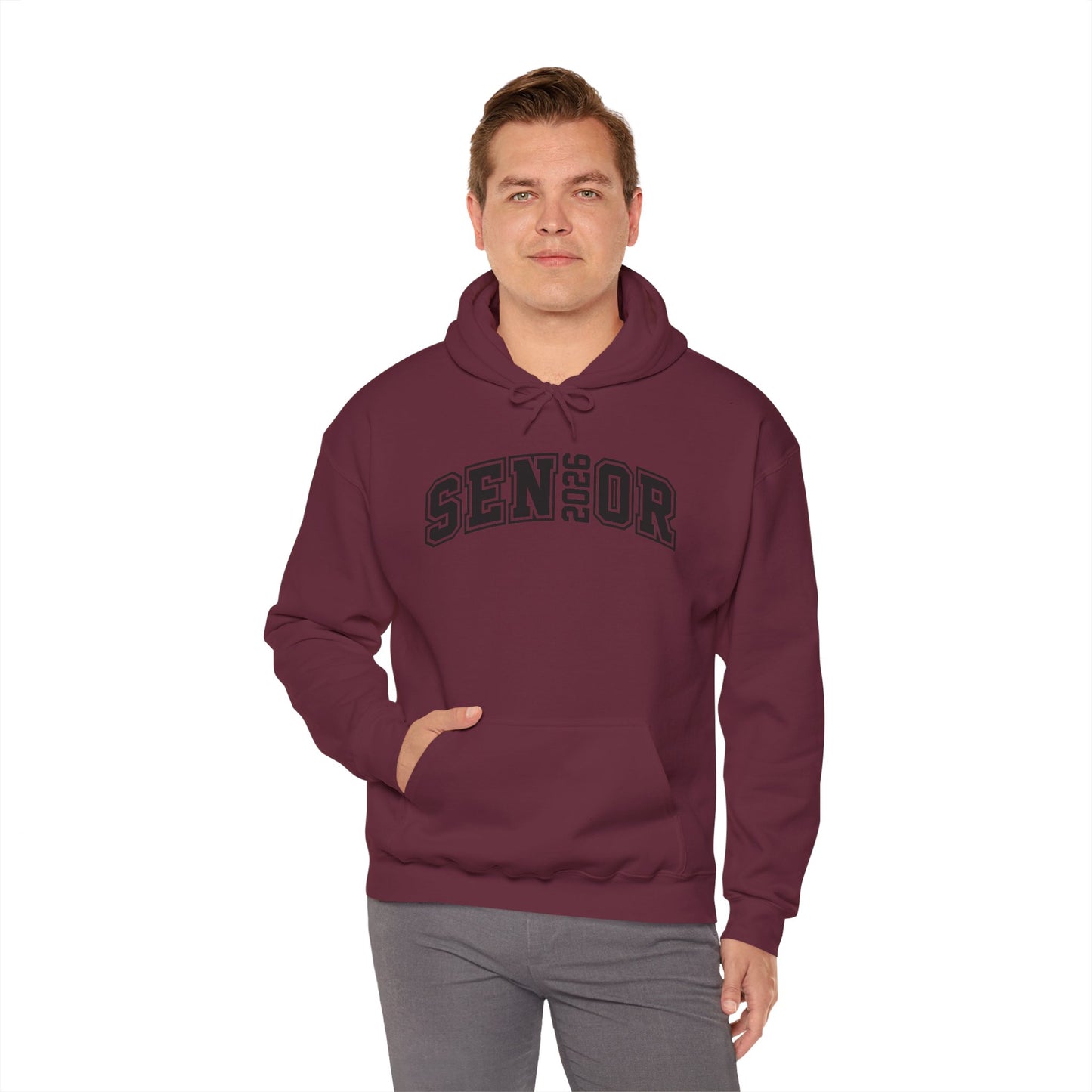 Senior Year 2026 Hoodie, Unisex Sweatshirt for Graduates, Custom Graduation Gift, School Spirit Wear, Cozy Outfit for Celebrations
