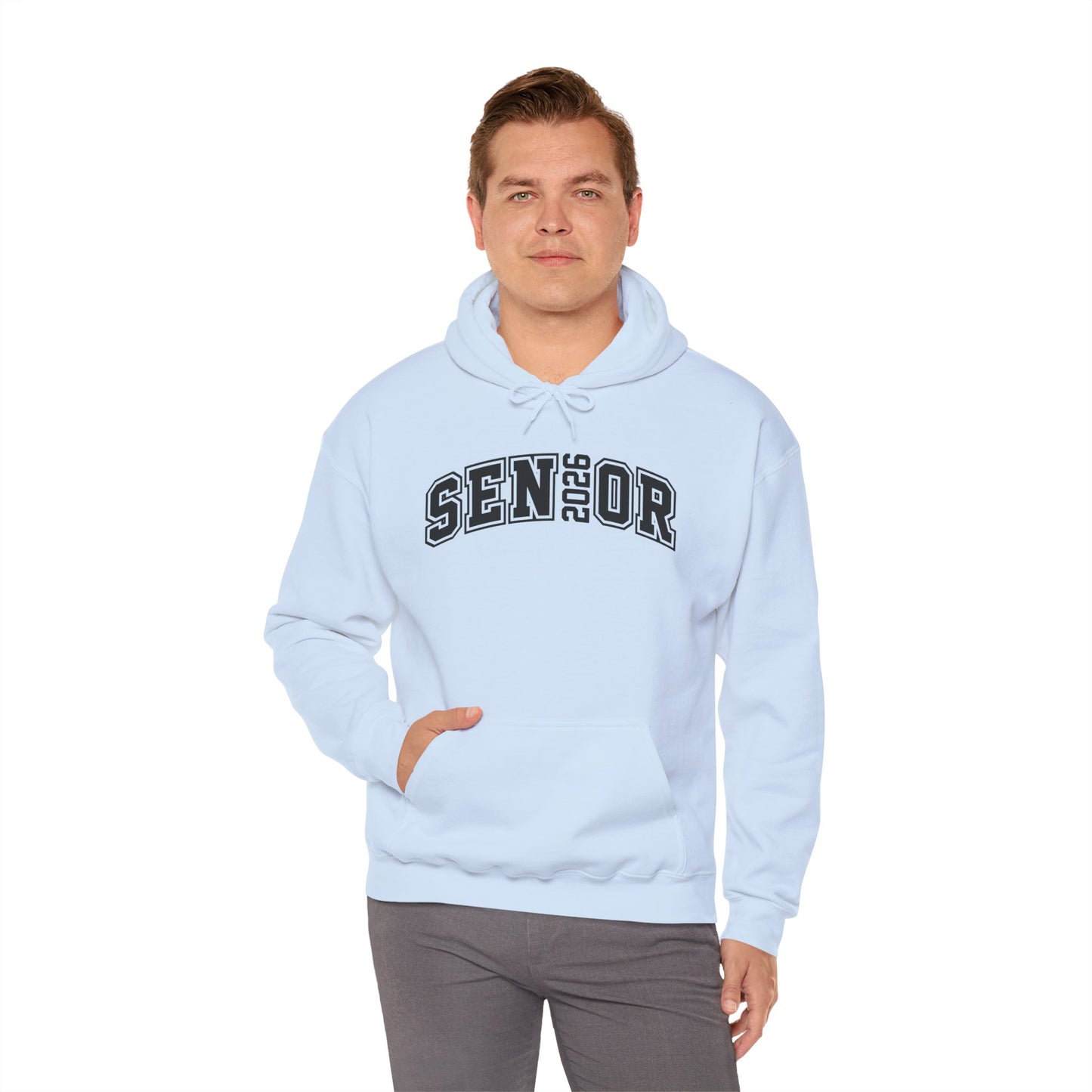Senior Year 2026 Hoodie, Unisex Sweatshirt for Graduates, Custom Graduation Gift, School Spirit Wear, Cozy Outfit for Celebrations