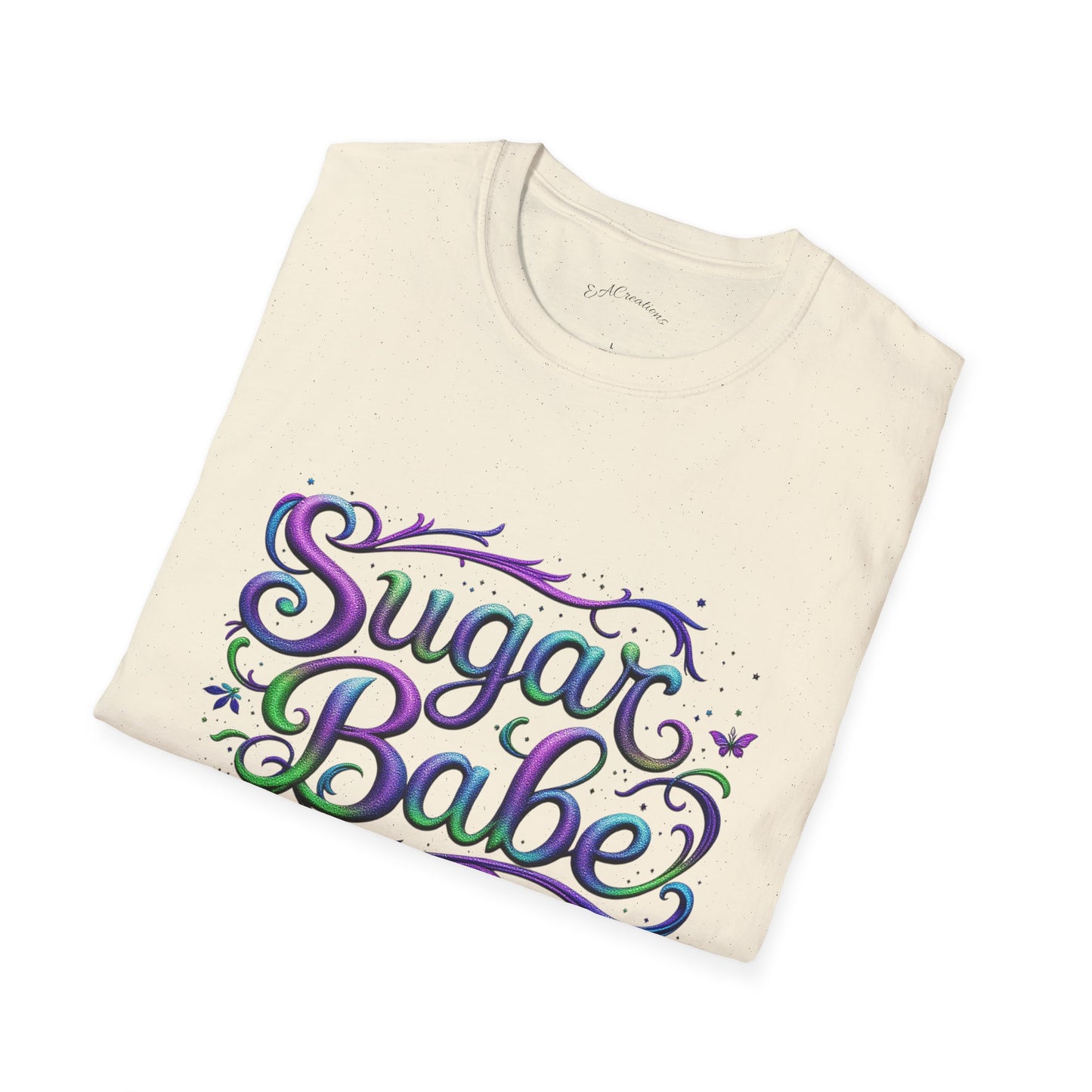Sugar Babe Unisex Softstyle T-Shirt, Cute Graphic Tee, Casual Wear, Gift for Her, Spring Fashion, Trendy Top