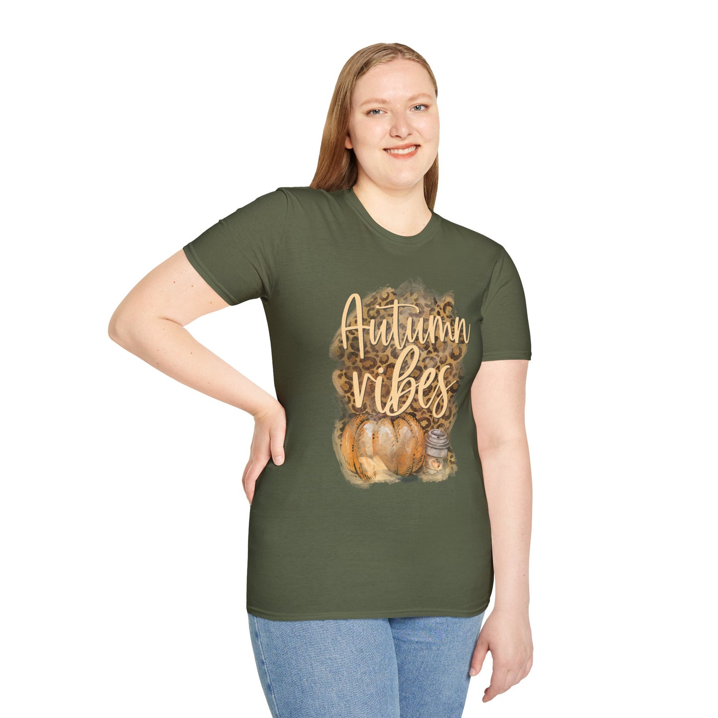 Autumn Vibes Unisex T-Shirt | Fall Fashion, Harvest Tee, Cozy Outfit, Seasonal Apparel, Gift for Thanksgiving