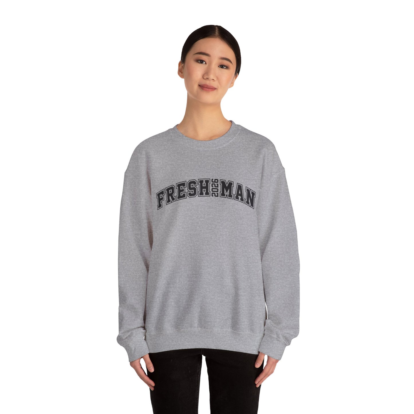 Freshman Crewneck Sweatshirt, Perfect for College Students, Unisex Gift, Class of 2026, Casual Wear, Back to School
