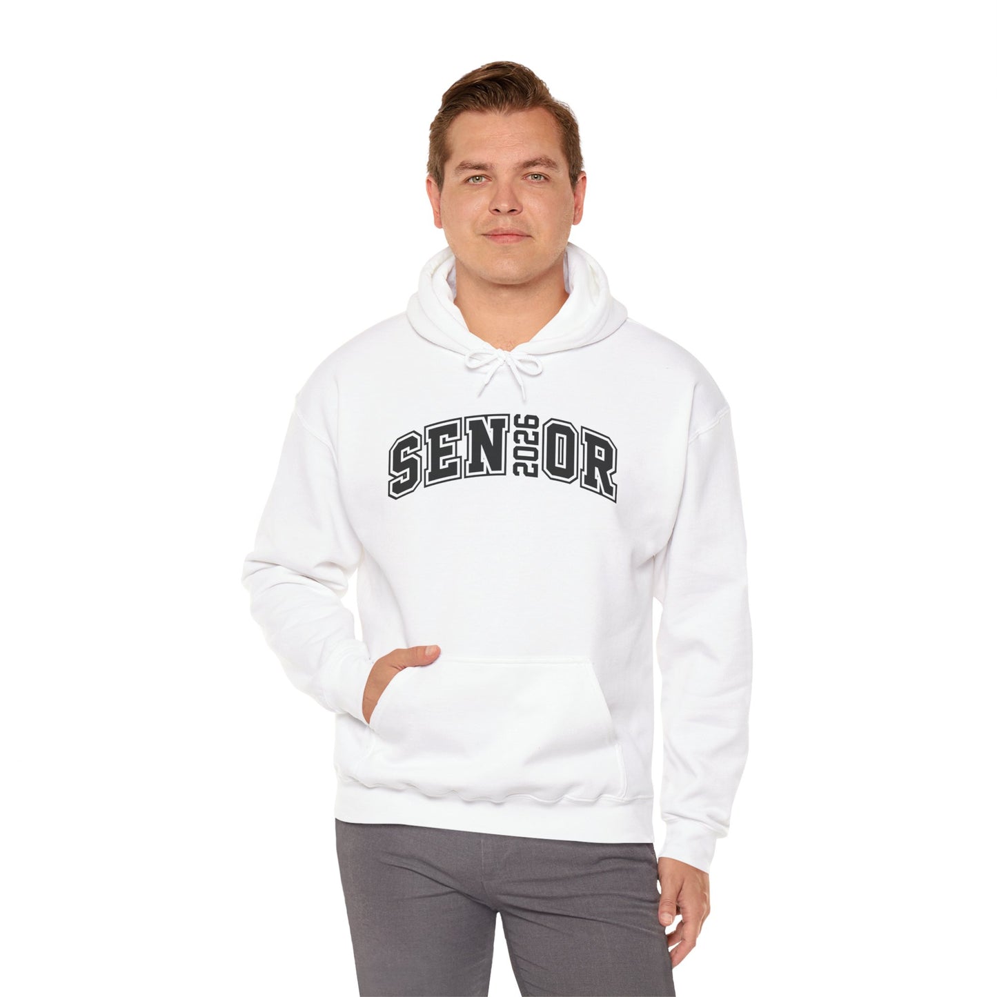 Senior Year 2026 Hoodie, Unisex Sweatshirt for Graduates, Custom Graduation Gift, School Spirit Wear, Cozy Outfit for Celebrations