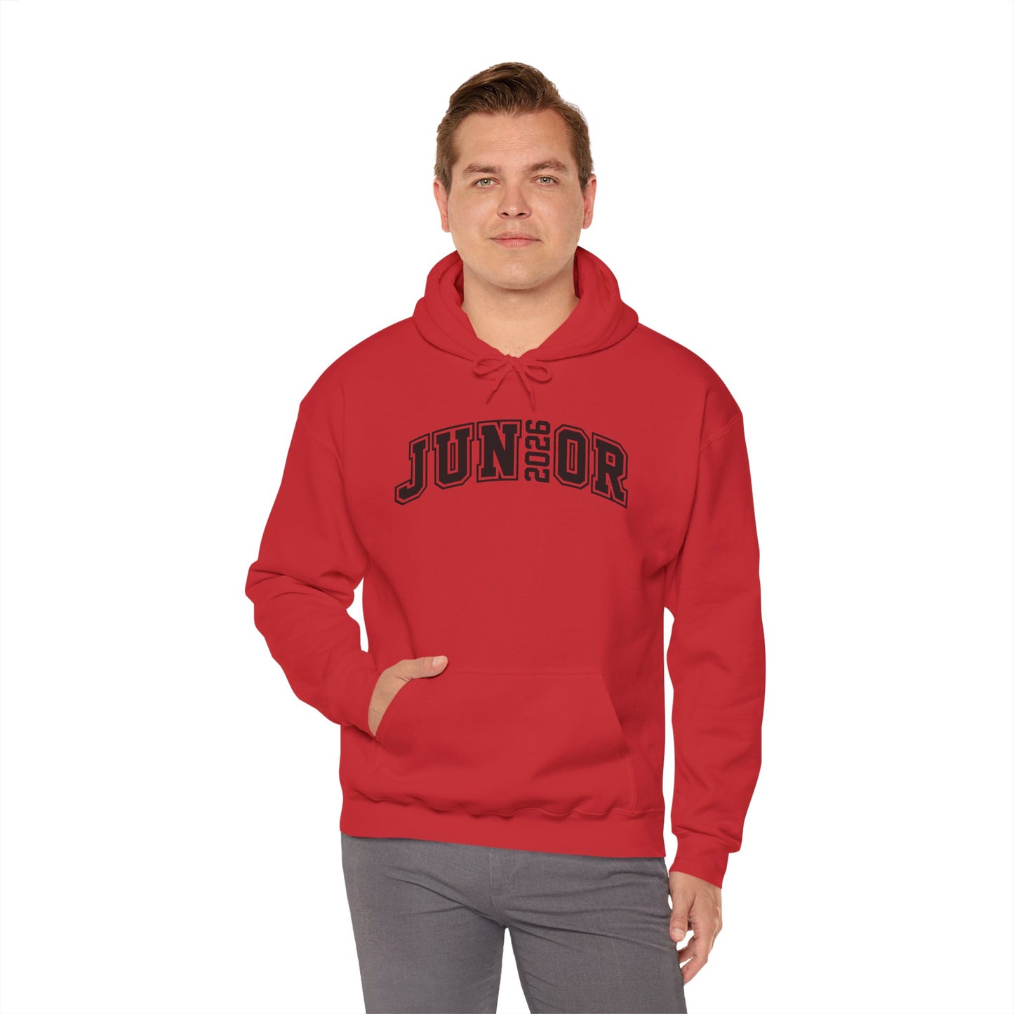Junior 2026 Sweatshirt, Unisex Graduation Hoodie, Gift for Graduates, Casual College Apparel, Trendy Class of 2026 Hoodie