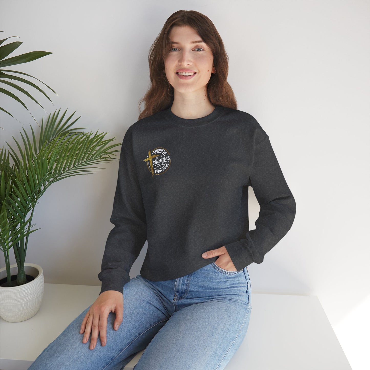 Faith-Inspired Crewneck Sweatshirt, Religious Sweatshirt, Christian Apparel, Inspirational Gift, Cozy Faith Wear
