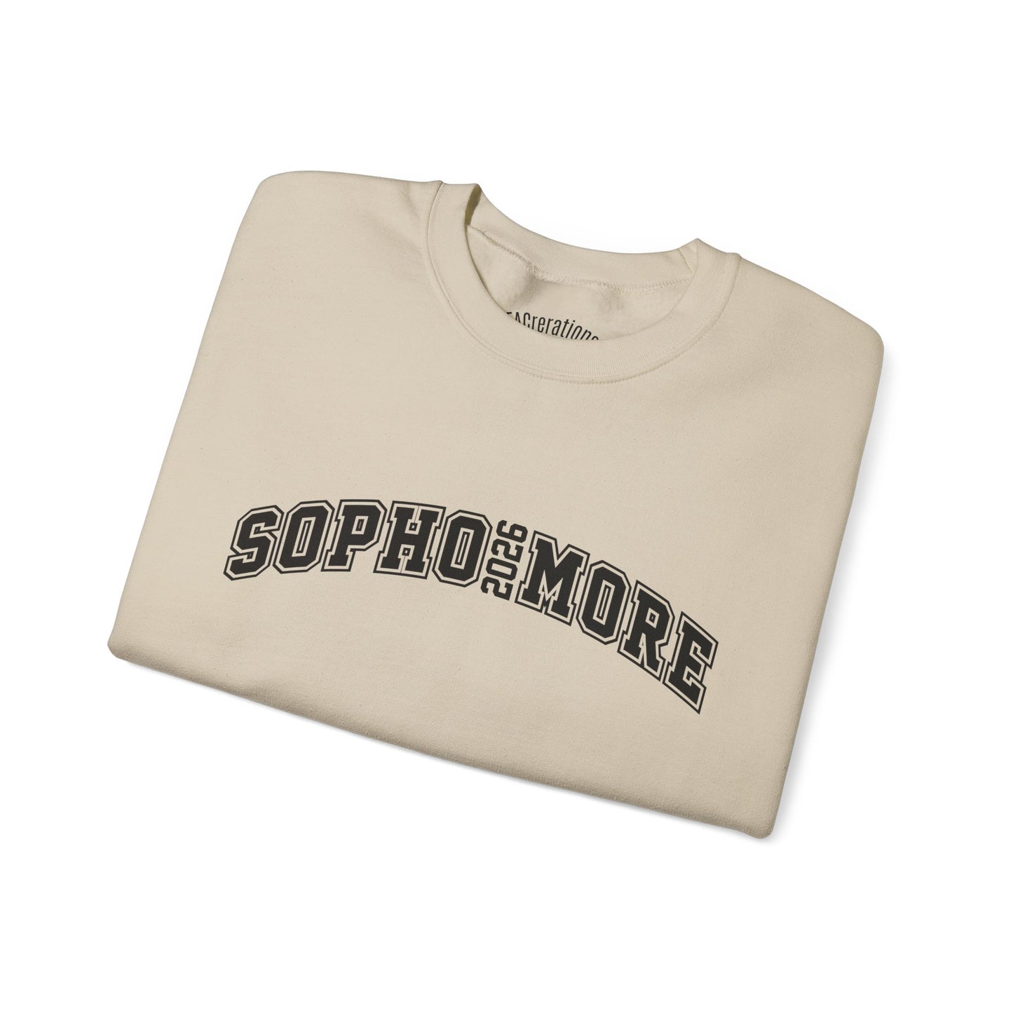 Sophomore Unisex Crewneck Sweatshirt, College Apparel, Graduation Gifts, Back to School Outfit, Cozy Casualwear, Trendy Sweatshirt