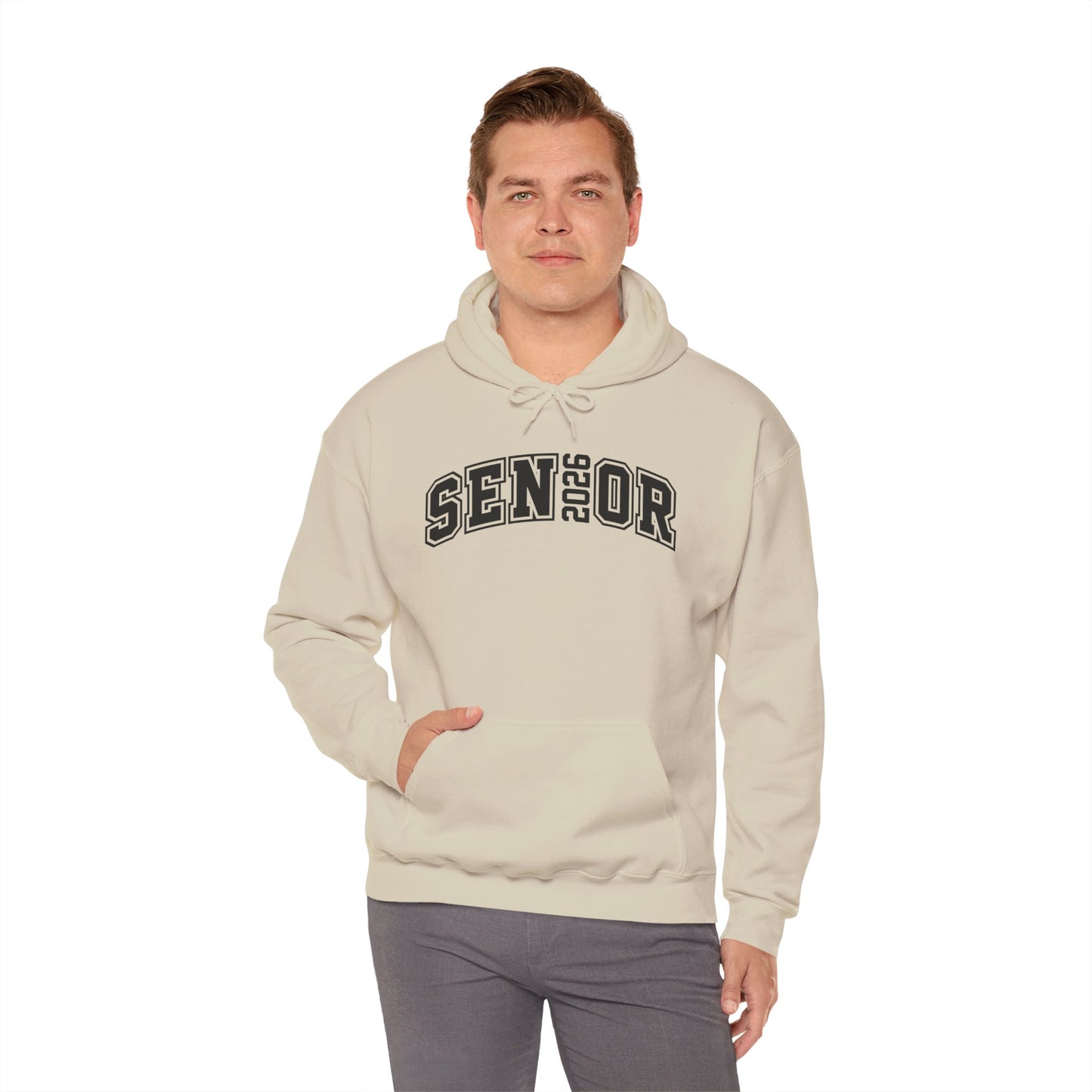 Senior Year 2026 Hoodie, Unisex Sweatshirt for Graduates, Custom Graduation Gift, School Spirit Wear, Cozy Outfit for Celebrations