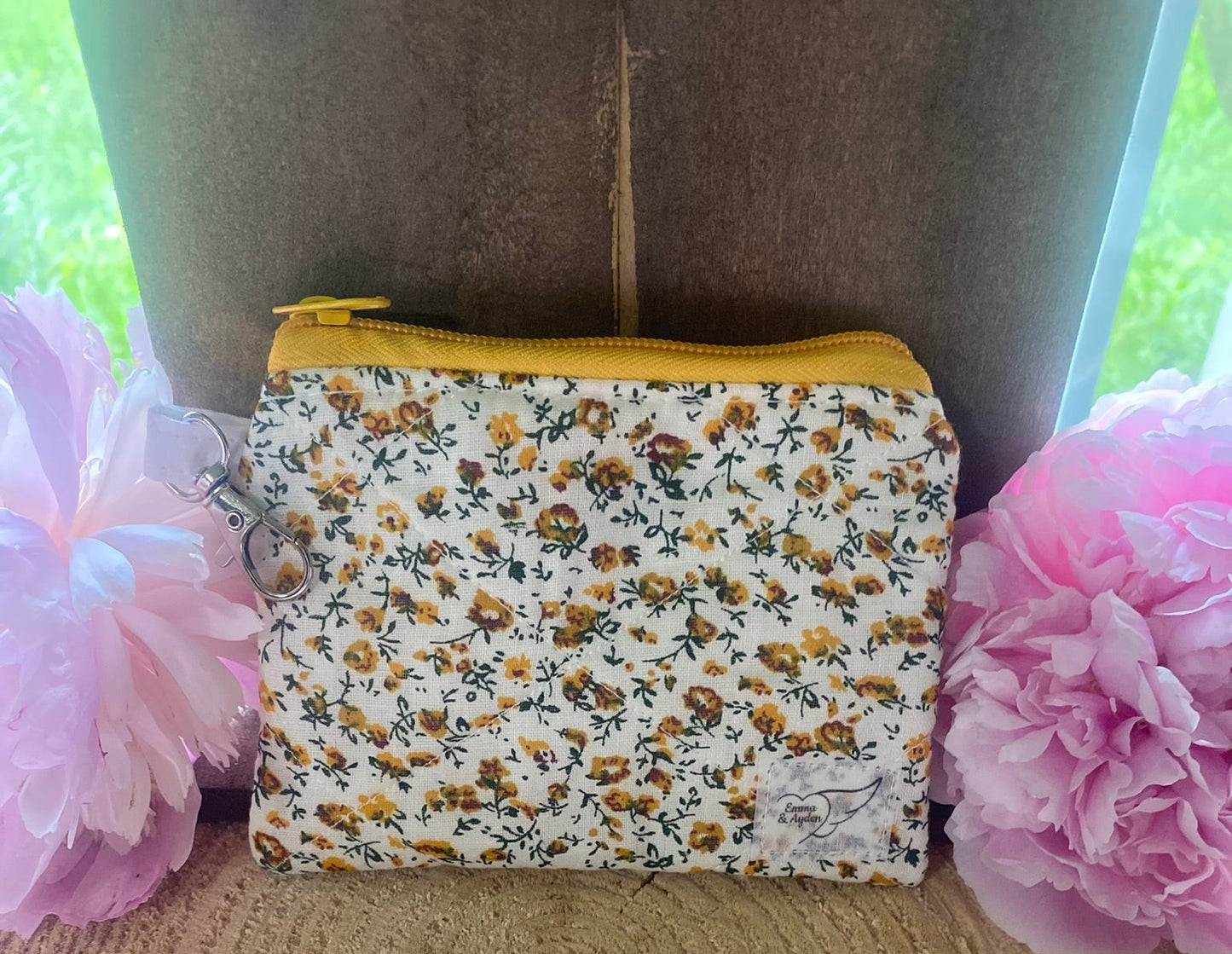 Tiny yellow flower Keychain Wallet (limited edition)
