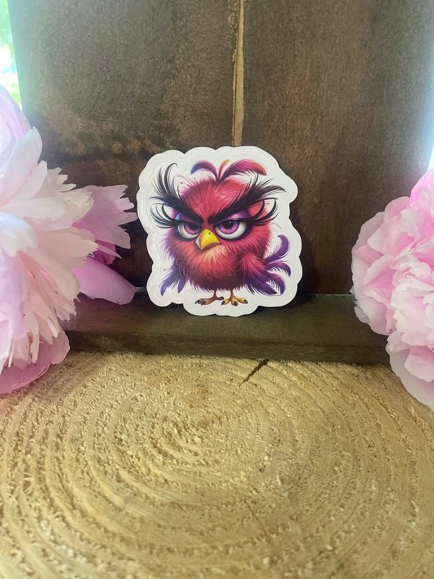 Pink Grumpies sticker