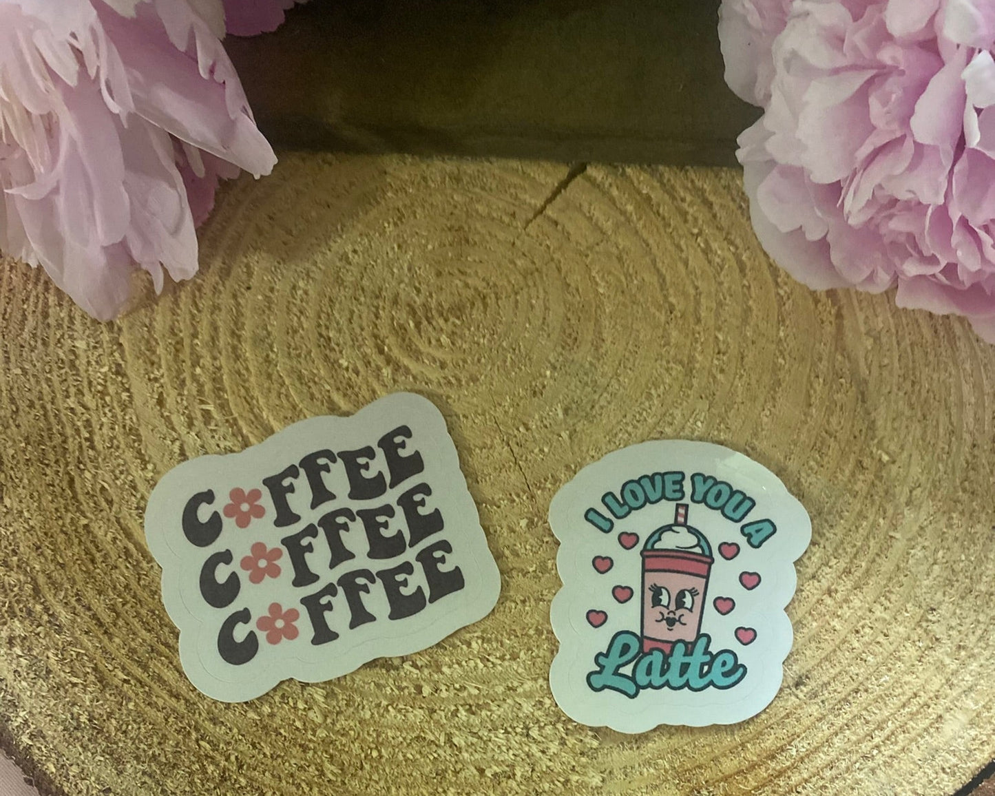I love you Latte sticker set