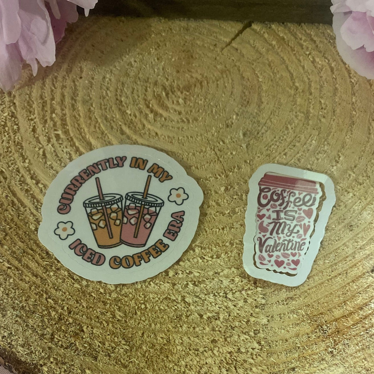 Iced Coffee Sticker set