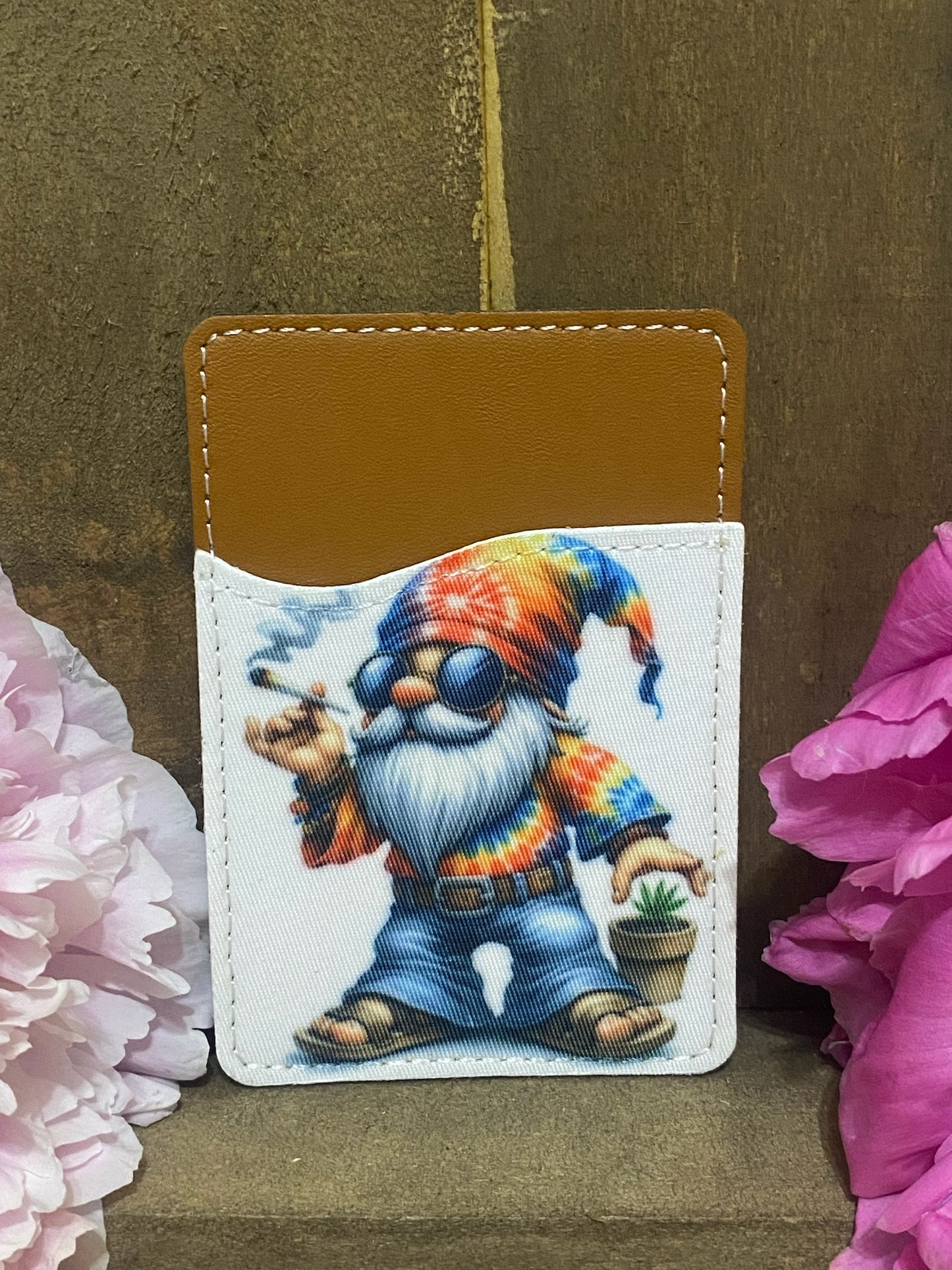 Hippie Gnome Smokie Phone Card Wallet