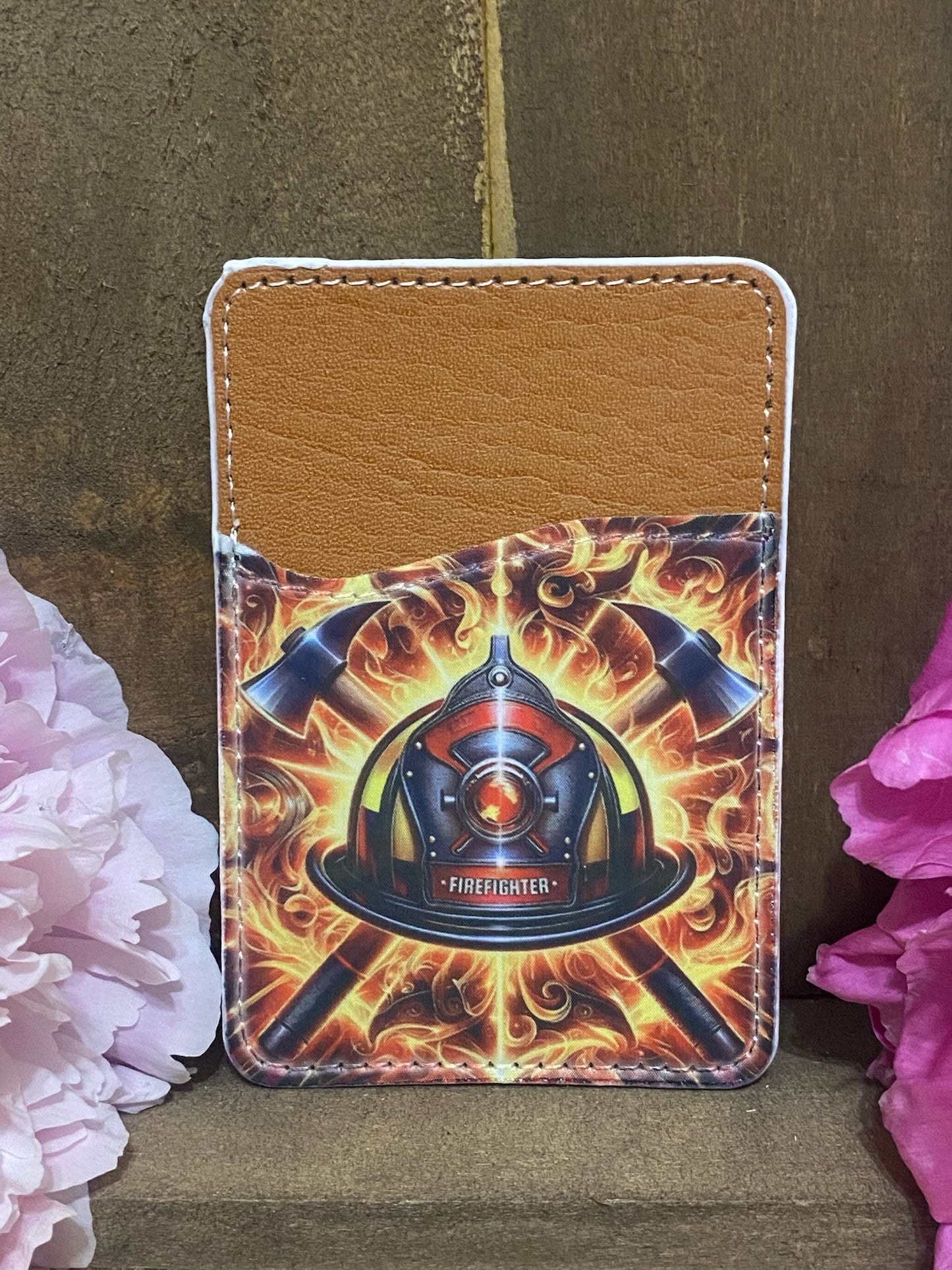 Firefighter Phone Card Wallet