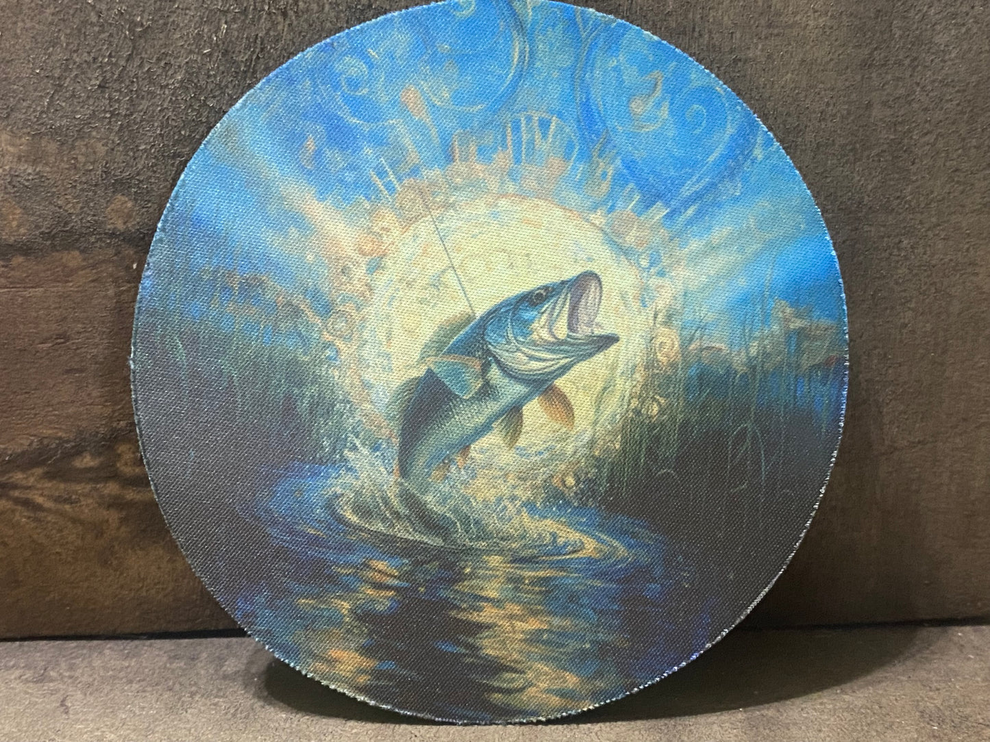 Fishing 4 inch coaster set