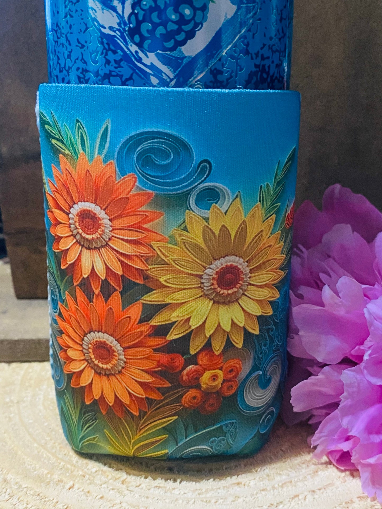 Gerber Daisey 12oz. can koozie