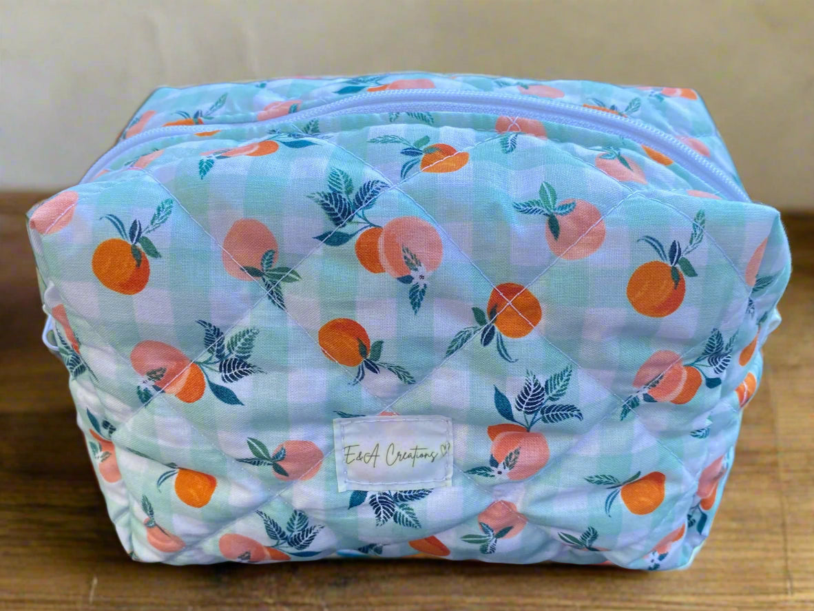 Peachy love Large Make up bag