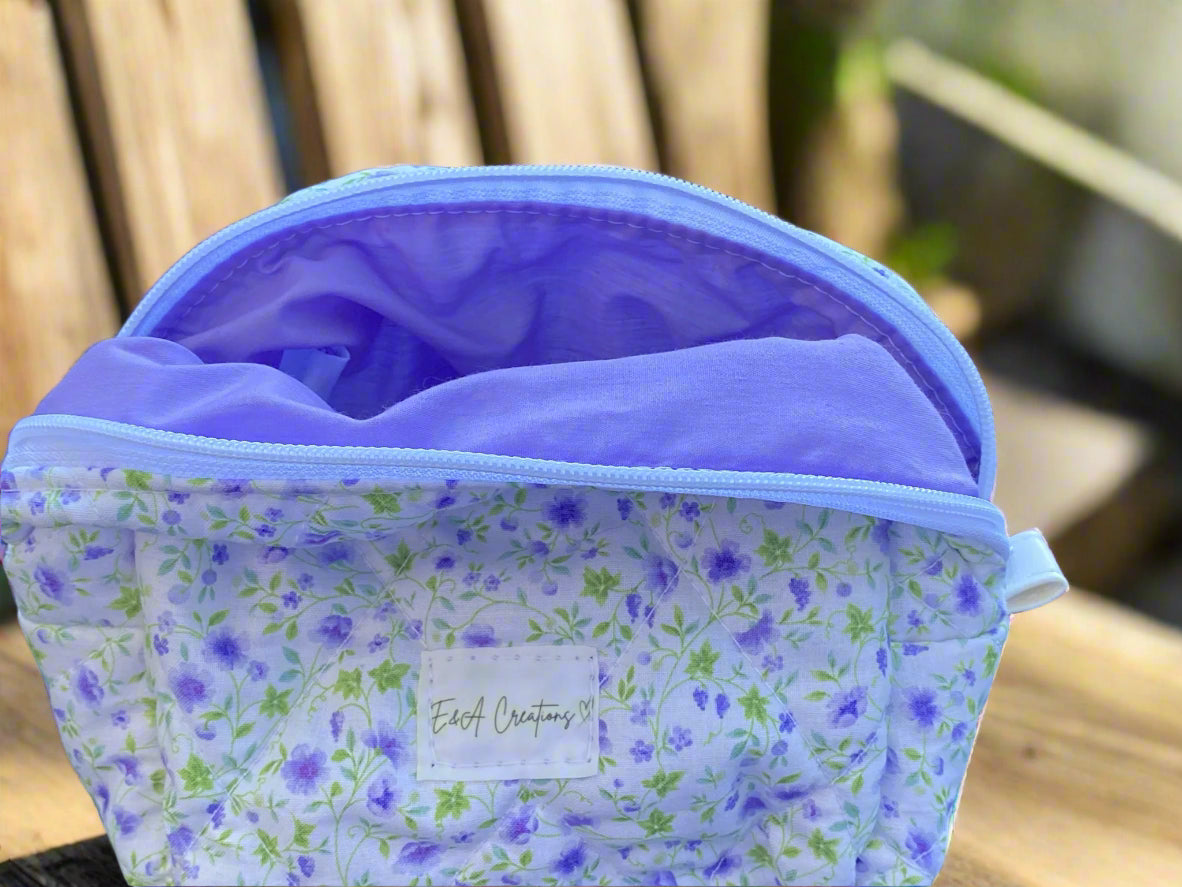 Lavender Dreams Medium Makeup bag