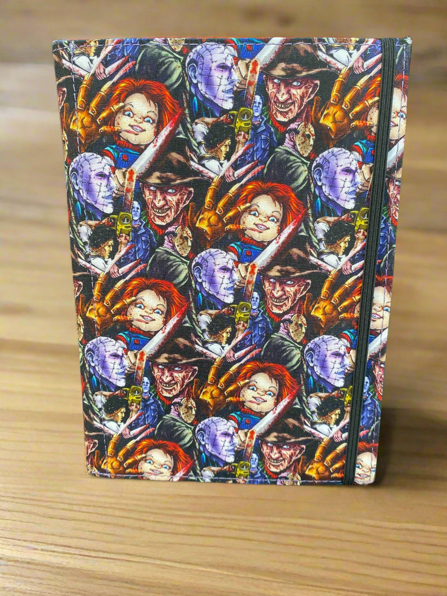 Favorite spooky men Notepad cover , contains 5x7 legal pad and pen