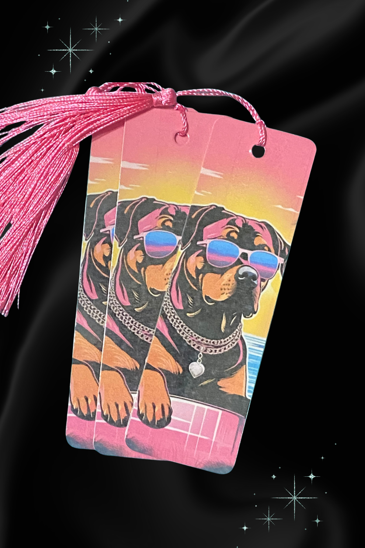 Dog beach day Bookmark