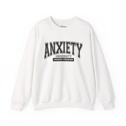Anxiety University Crewneck Sweatshirt - Cozy Mental Health Apparel, Gift for Students, Relaxed Fit Sweatshirt, Perfect for Everyday [...]
