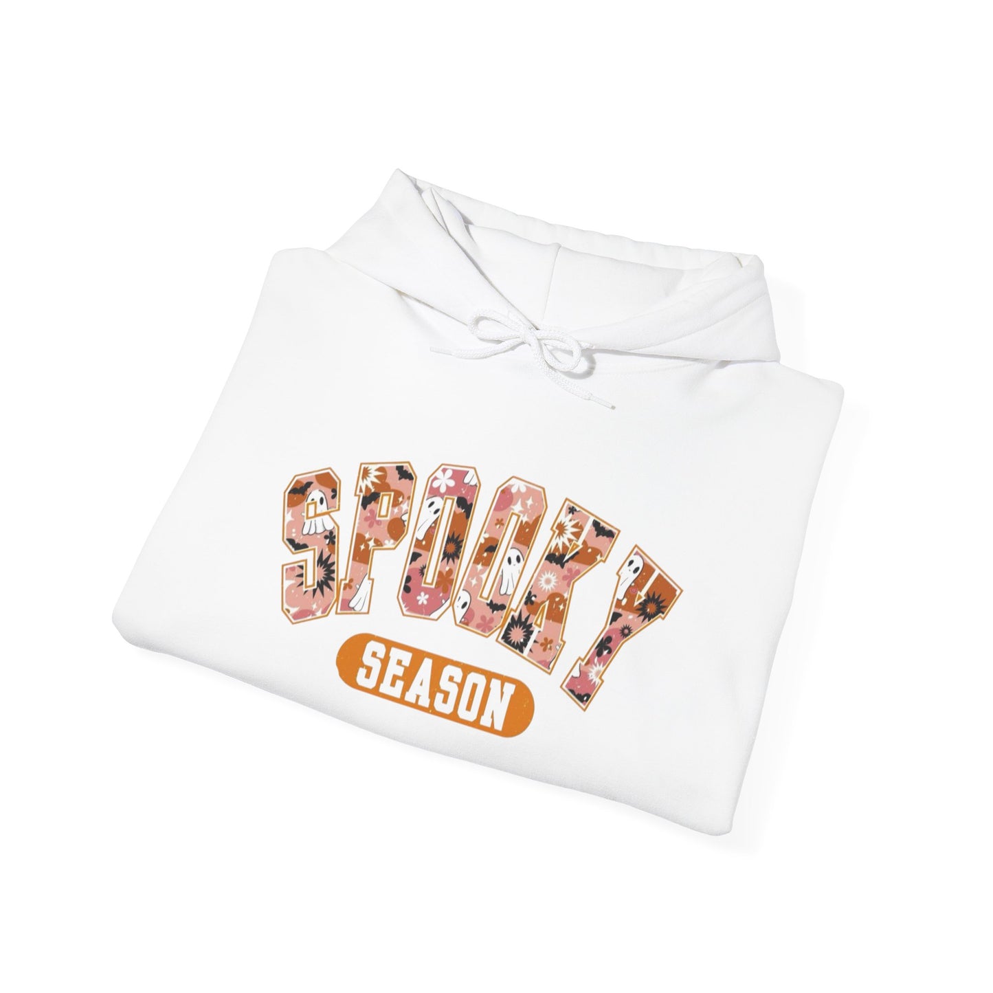 Spooky Season Unisex Hooded Sweatshirt, Casual Wear, Gifts for Athletes, Cozy Streetwear, Sports Lover Apparel, Fall Fashion