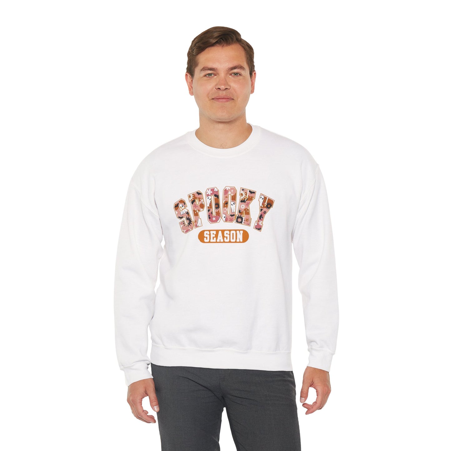 Spooky Season Crewneck Sweatshirt, Halloween Apparel, Cozy Unisex Sweatshirt, Fall Fashion, Halloween Gift