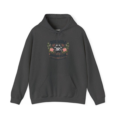 Dog Mom Social Club Hoodie, Casual Sweatshirt for Dog Lovers, Gift for Pet Owners, Cozy Hoodie for Dog Moms, Perfect Dog Lover Gift