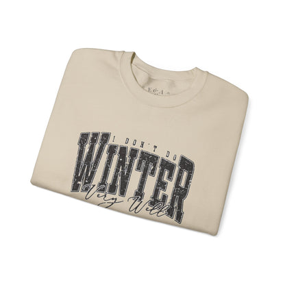 Winter Vibes Sweatshirt | Cozy Unisex Crewneck for Cold Days, Gift for Him/Her, Winter Fashion, Casual Comfort, Holiday Apparel