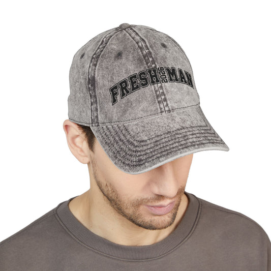 Vintage Embroidered Cap - Freshman 2023 Hat, Casual Summer Accessory, Trendy Gift for Students, College Essentials, Graduation Cap