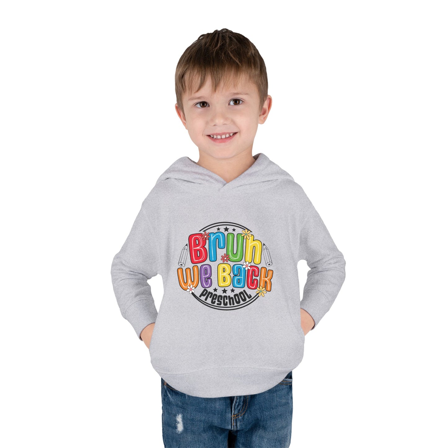 Colorful Preschool Hoodie with "Brun We Back" Design - Toddler Pullover Fleece, Kids Winter Wear, Back to School, Gift for Little [...]