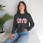 God is Good Crewneck Sweatshirt, Inspirational Sweatshirt, Christian Apparel, Gift for Her, Faith-Based Fashion, Relaxed Fit Sweater