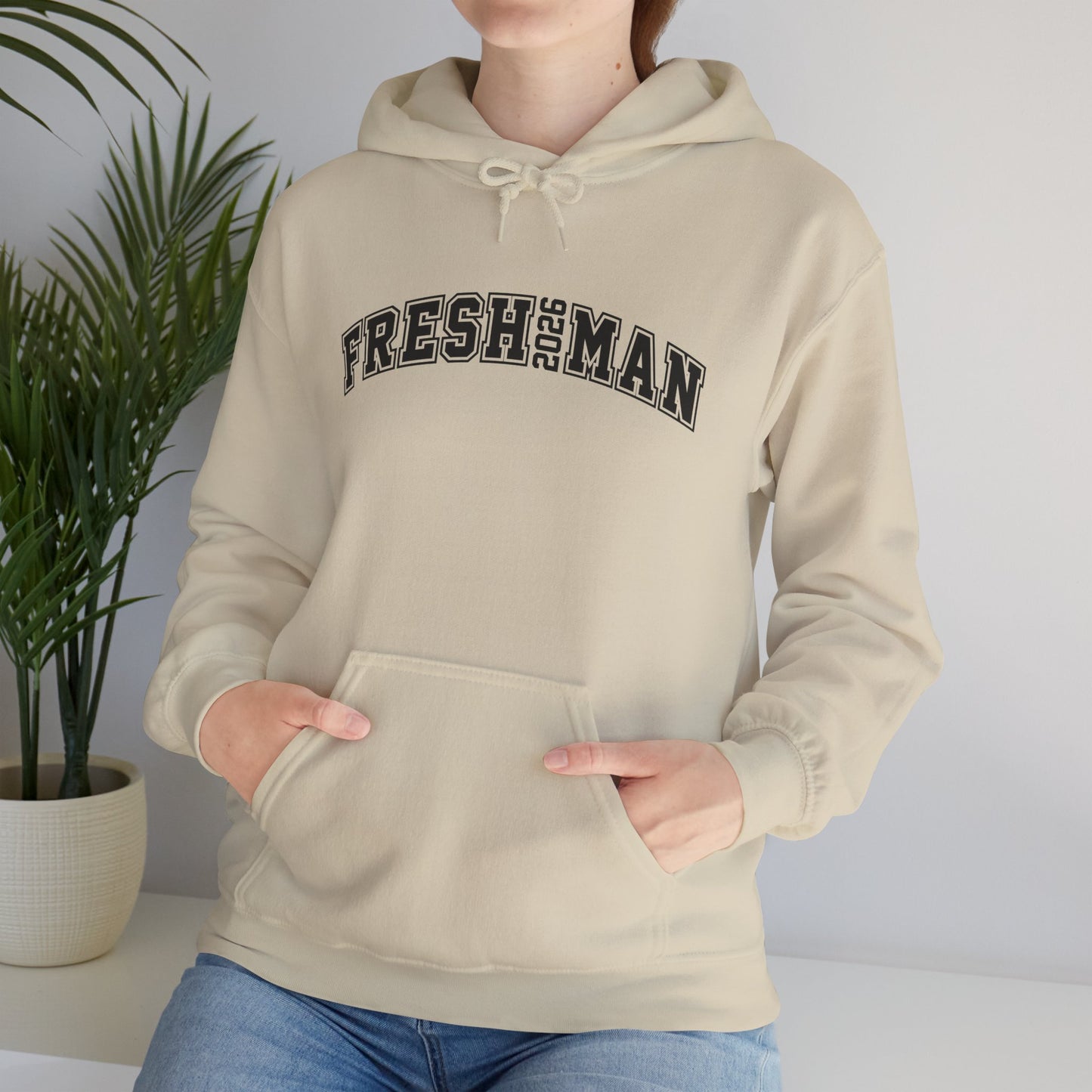 Freshman Unisex Hoodie, College Sweatshirt, Back to School Apparel, Class of 2026, Trendy Gift for Students