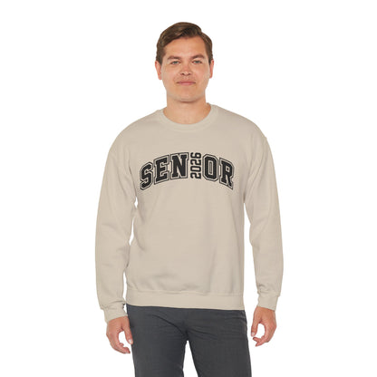 2026 Senior Crewneck Sweatshirt, Unisex Graduation Sweatshirt, Class of 2026 Sweatshirt, Senior Year Apparel, Comfy Graduation Gift