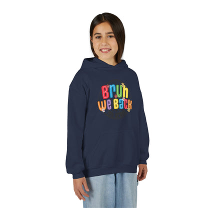 Colorful 1st Grade Hooded Sweatshirt, Back to School Gift, Youth Sweatshirt, Cheerful Hoodie for Kids, Fun Kids Apparel, Birthday Gift