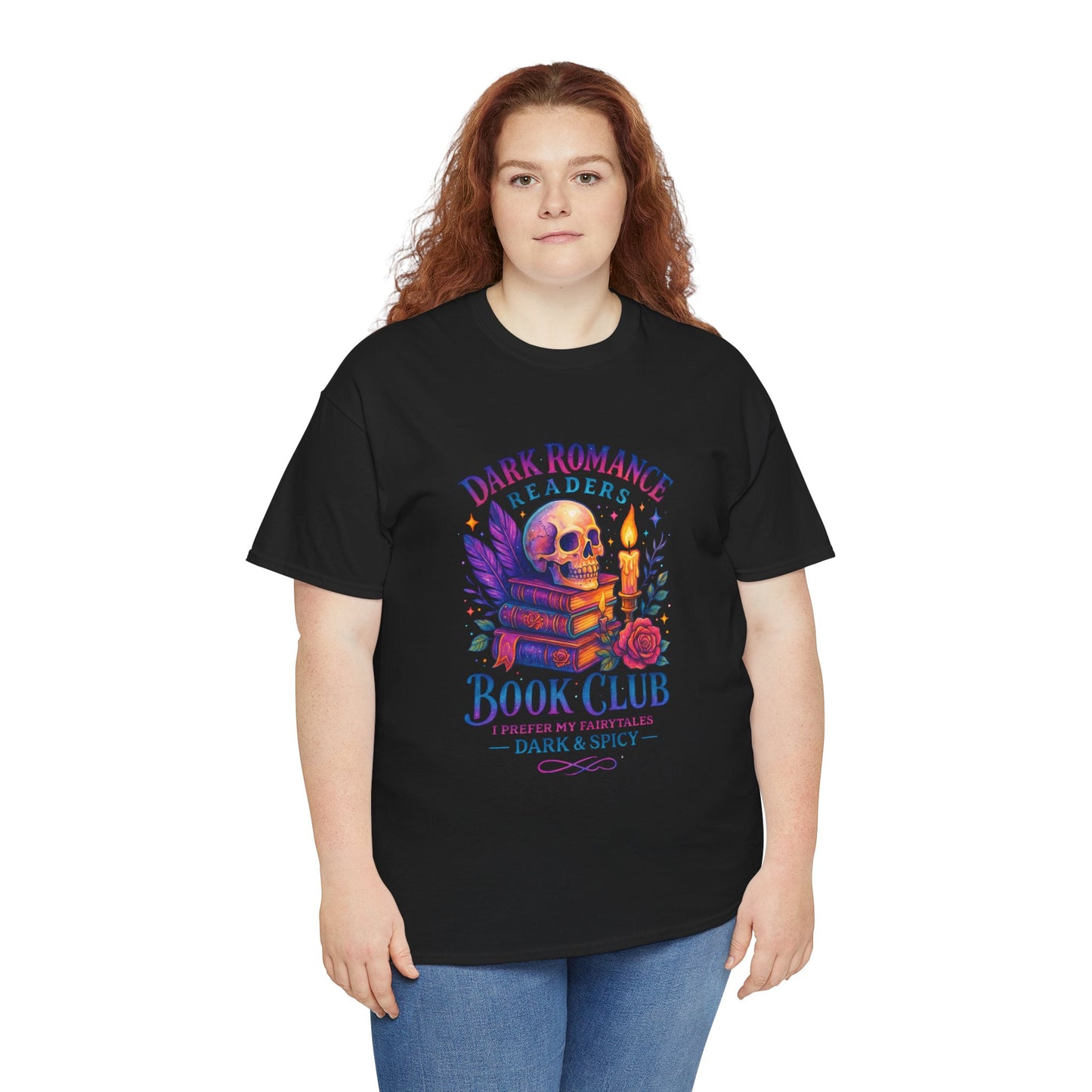 Dark Romance Book Club Tee, Unisex Cotton Graphic Tee, Ideal Gift for Readers, Cozy Bookworm Apparel, Great for Book Lovers, Nerdy T-Shirt