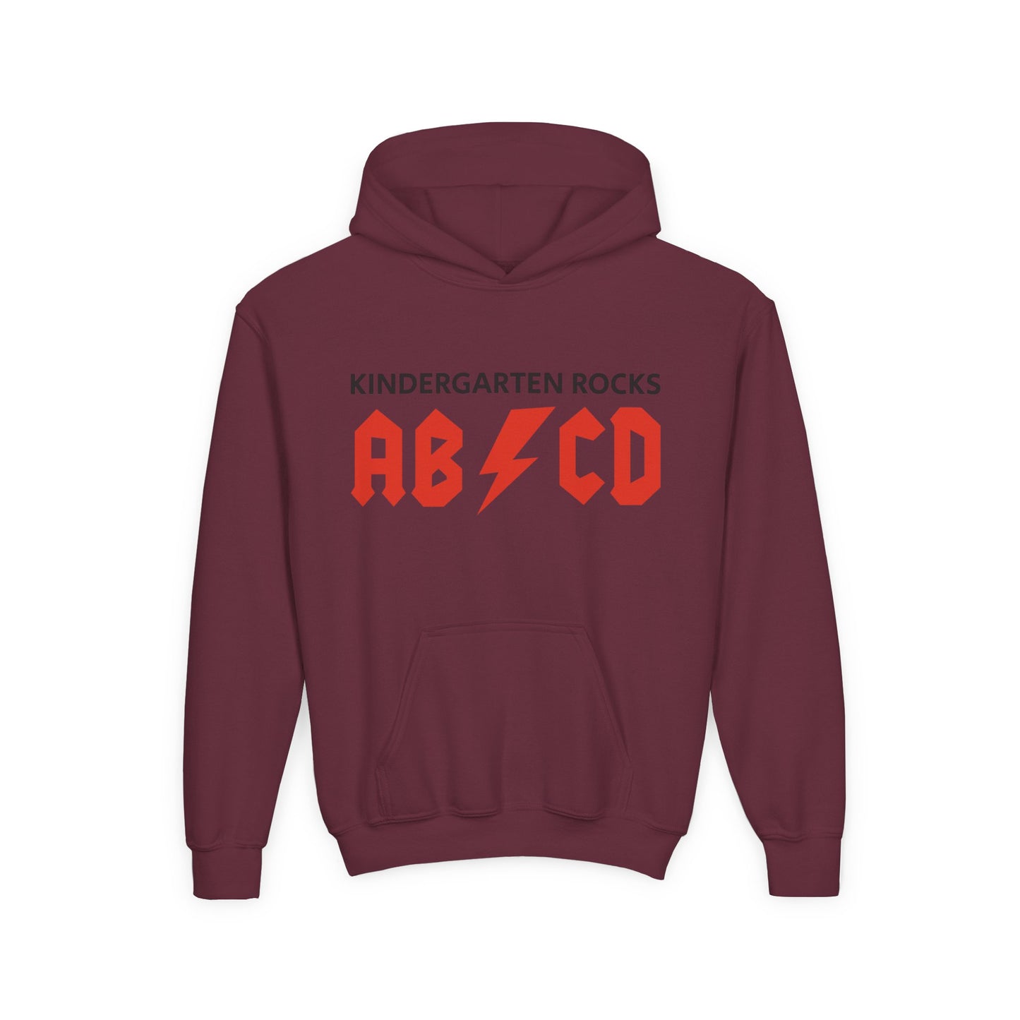 Kindergarten Rocks ABCD Youth Heavy Blend Hooded Sweatshirt