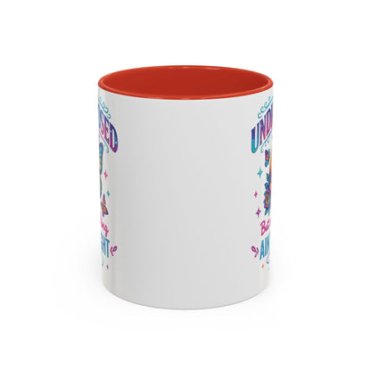 Undiagnosed Vibes Coffee Mug, Bohemian Coffee Cup, Unique Gift for Mental Health Awareness, Colorful Skull Design, Fun Drinking Mug