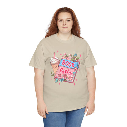 Cute Bookish Girlie Tee - Perfect for Readers, Gifts, Summer Fun, Book Club Shirts, Casual Wear