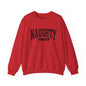 Naughty but Nice Sweatshirt, Cozy Crewneck, Fun Gift for Friends, Casual Wear, Holiday Cheer, Perfect for Parties