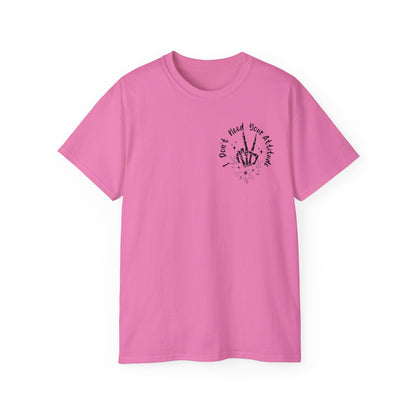 Stylish Attitude Tee with Skull Design, Perfect Gift for Friends, Great for Casual Outings, Attitude T-Shirt, Unisex Graphic Tee, [...]