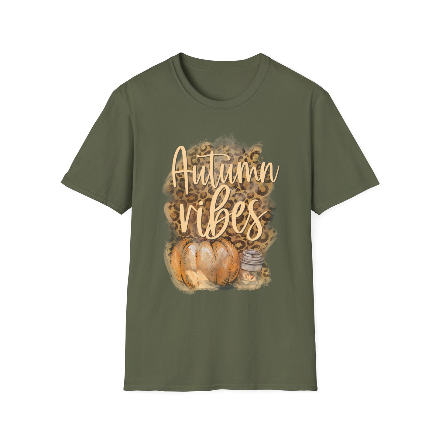 Autumn Vibes Unisex T-Shirt | Fall Fashion, Harvest Tee, Cozy Outfit, Seasonal Apparel, Gift for Thanksgiving